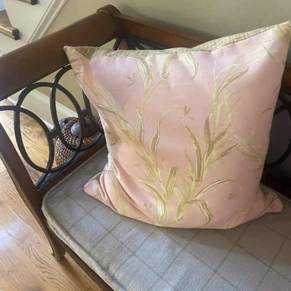 Custom Made Pink Gold Custom Made Pillow Cover - Picture 3 of 4